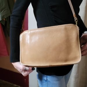 Vintage Leather Coach Crossbody Purse